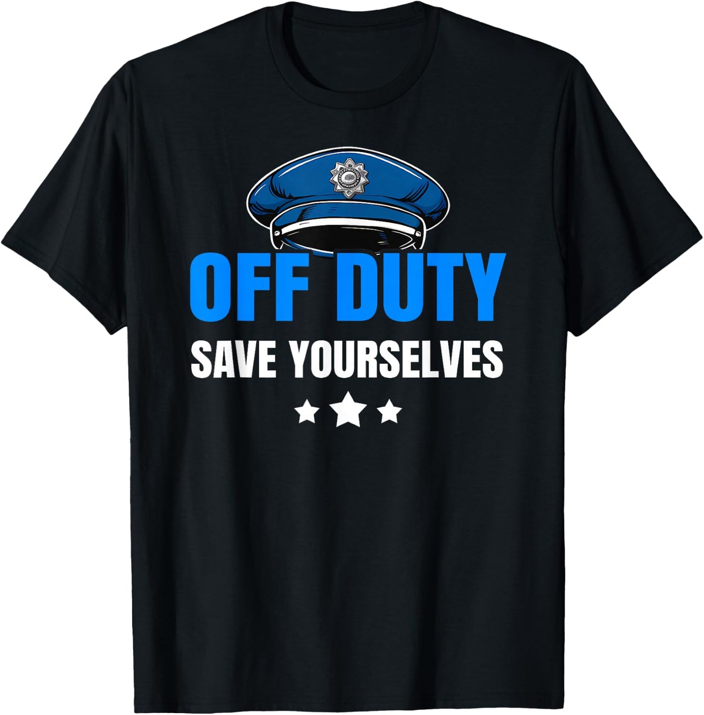 Funny Police Officer Policeman Cop Gift: & T-Shirt - T-Shirt | Black