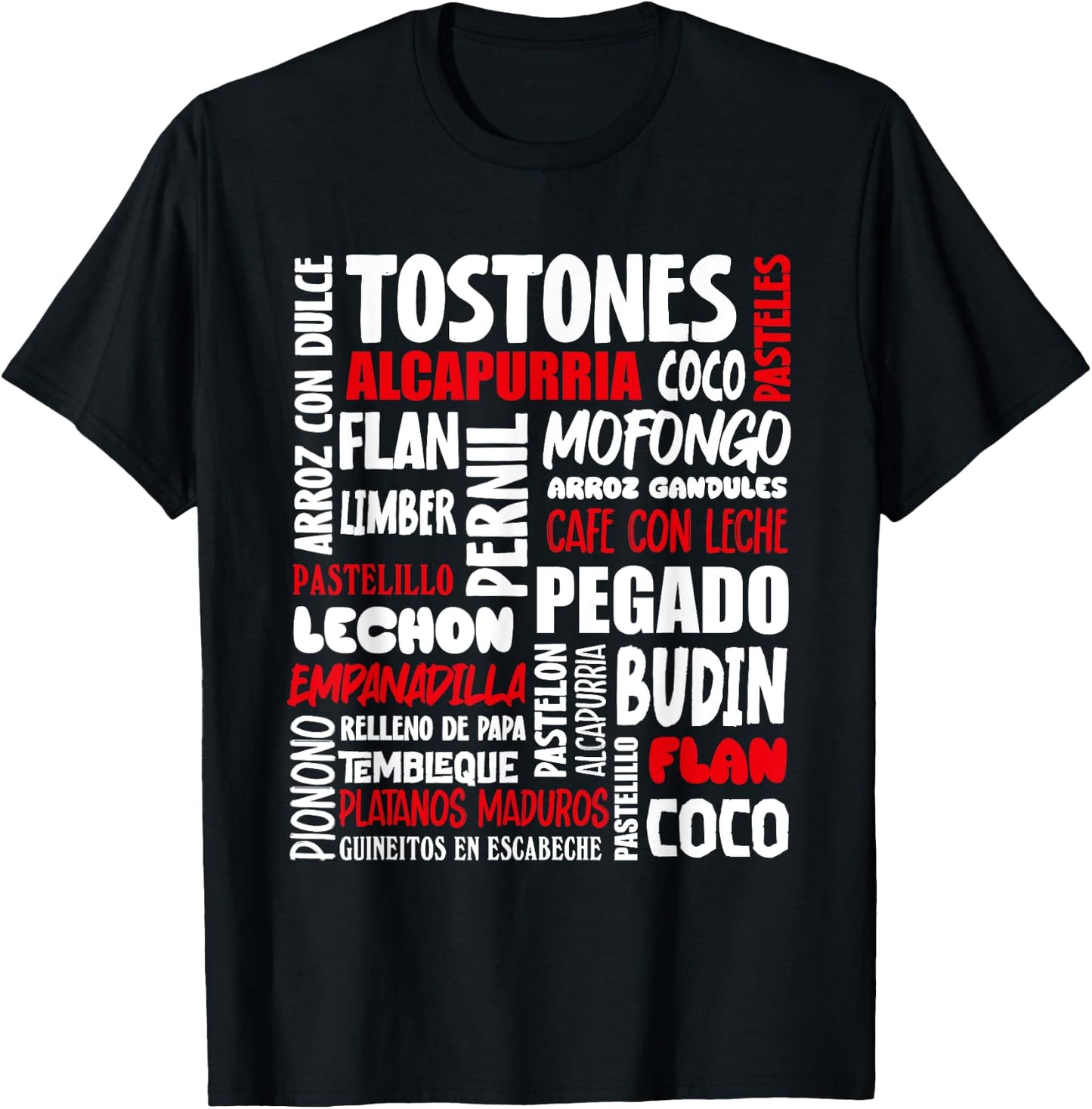 Puerto Rican Food Puerto Rico Foodie Chef T-Shirt - T-Shirt | Black