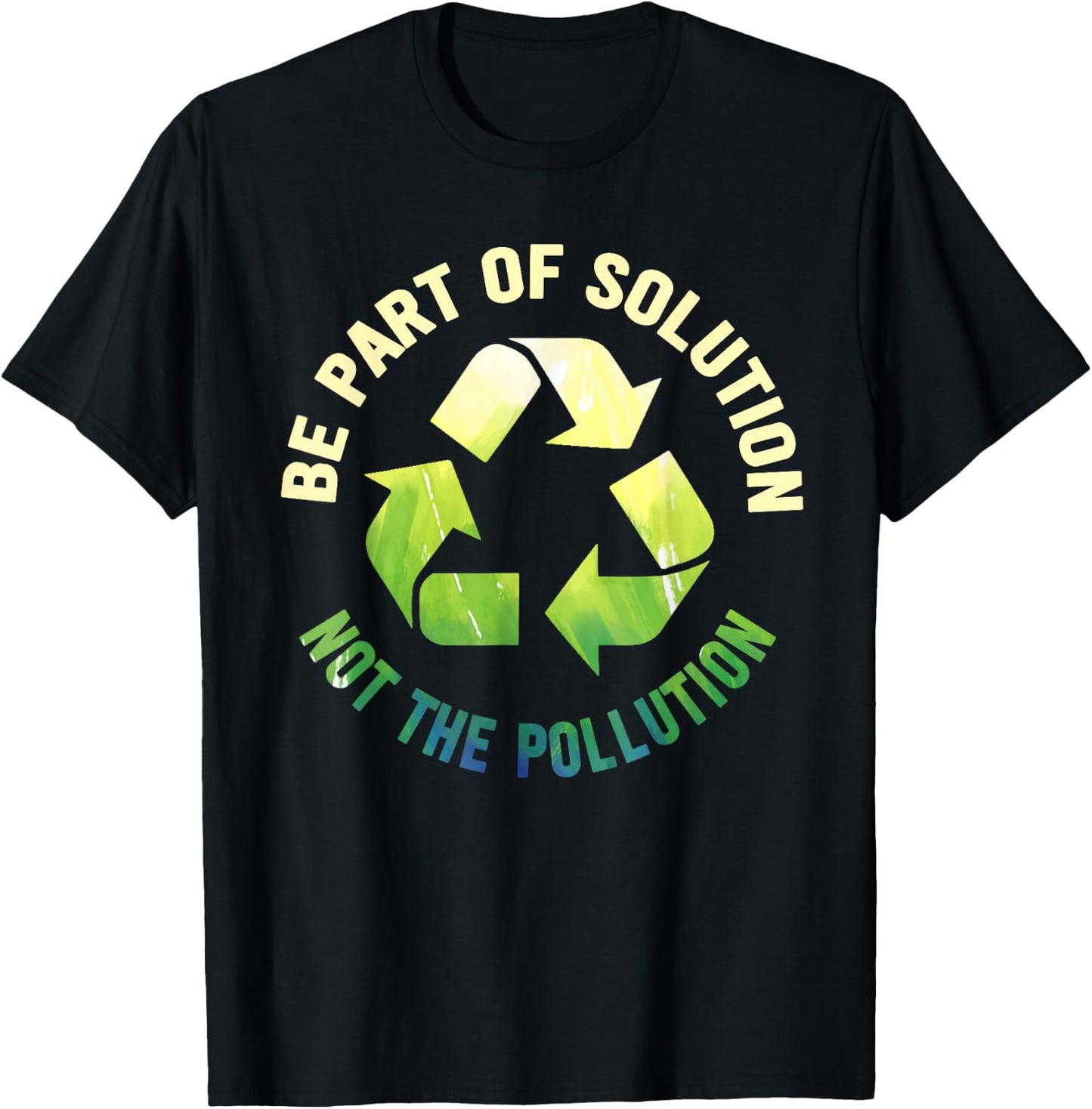 No Littering Anti Littering Recycle Climate Change T-Shirt - T-Shirt | Black