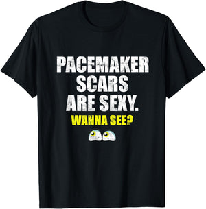 Pacemaker Heart Surgery Cardiac Pace Maker Pacemaker T-Shirt - T-Shirt | Black