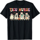 TICU Boo Crew Nurse Ghost Trauma ICU Nurse Halloween T-Shirt - T-Shirt | Black