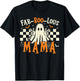 Fab Boo Lous Mama Retro Ghost Spooky Mama Halloween Costume T-Shirt - T-Shirt | Black