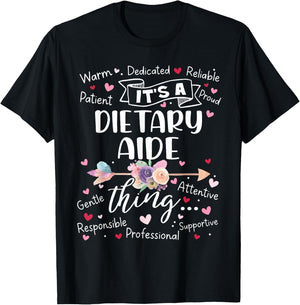Dietary Aide Squad Team Crew Rock Week Mother's Day Women T-Shirt - T-Shirt | Black