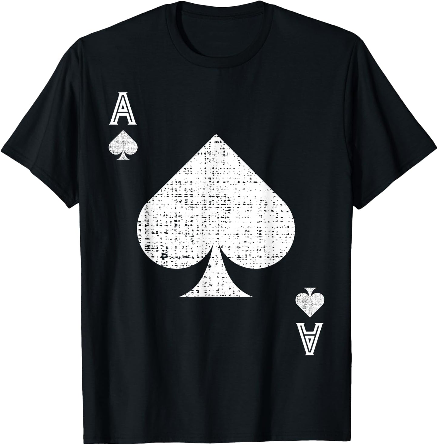 Ace of Spades Halloween Costume T-Shirt - T-Shirt | Black
