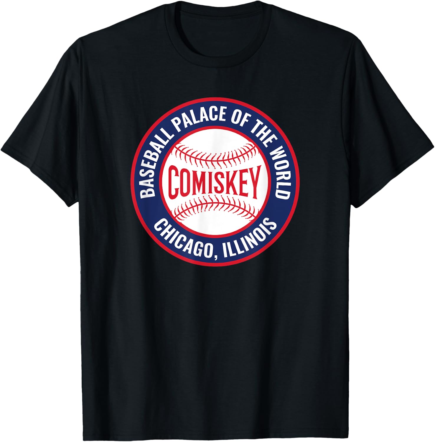 Comiskey Park Chicago T-Shirt - T-Shirt | Black