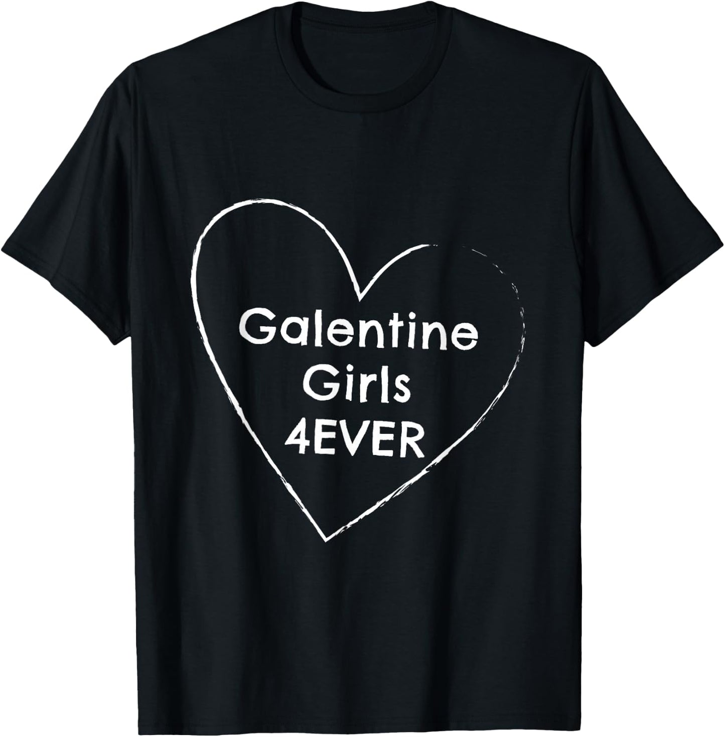 Funny Galentines Day 2026 Feb 13 Ladies Girls Night Out T-Shirt - T-Shirt | Black