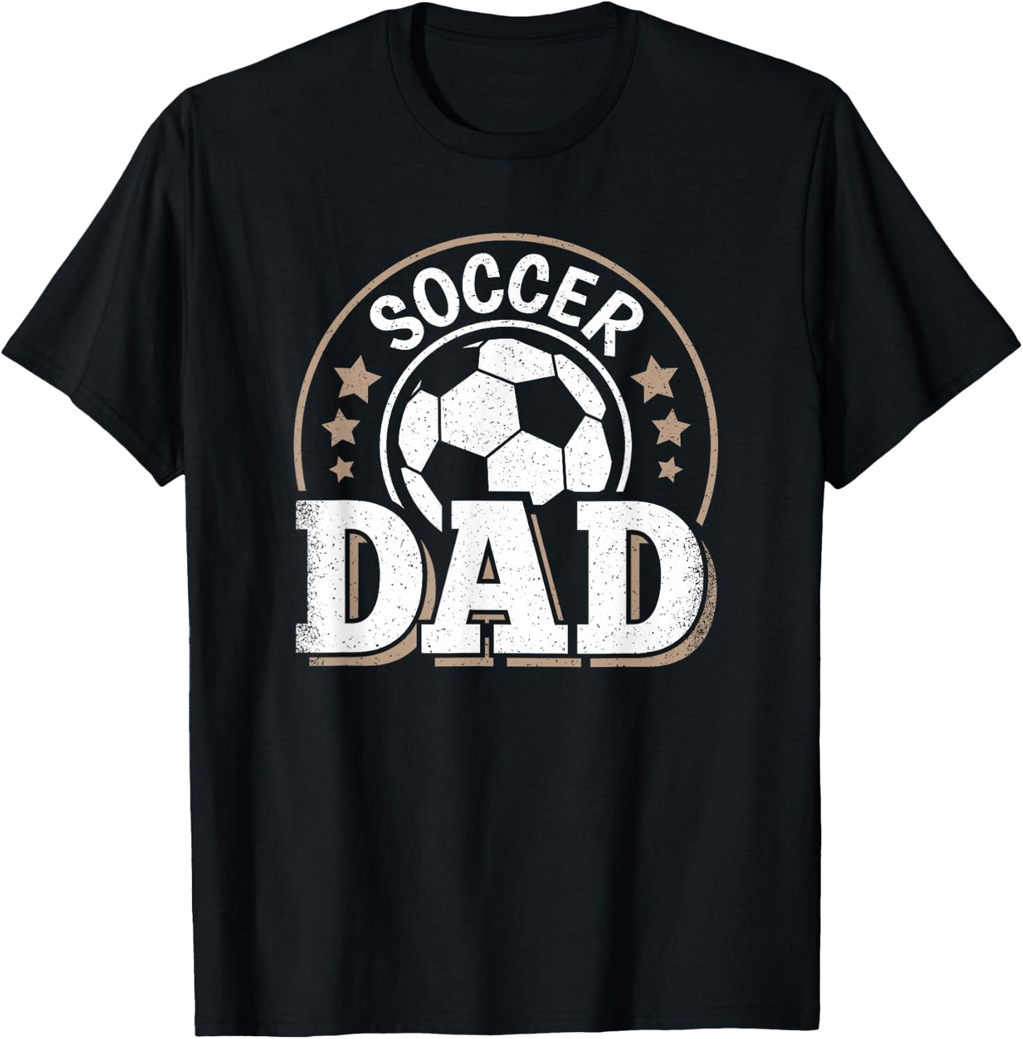 Soccer Dad Soccer Player Son Daughter Funny Soccer Dad T-Shirt - T-Shirt | Black