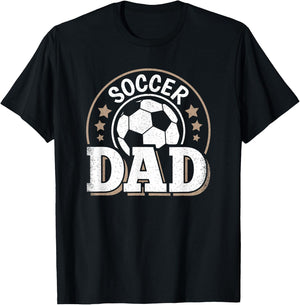Soccer Dad Soccer Player Son Daughter Funny Soccer Dad T-Shirt - T-Shirt | Black