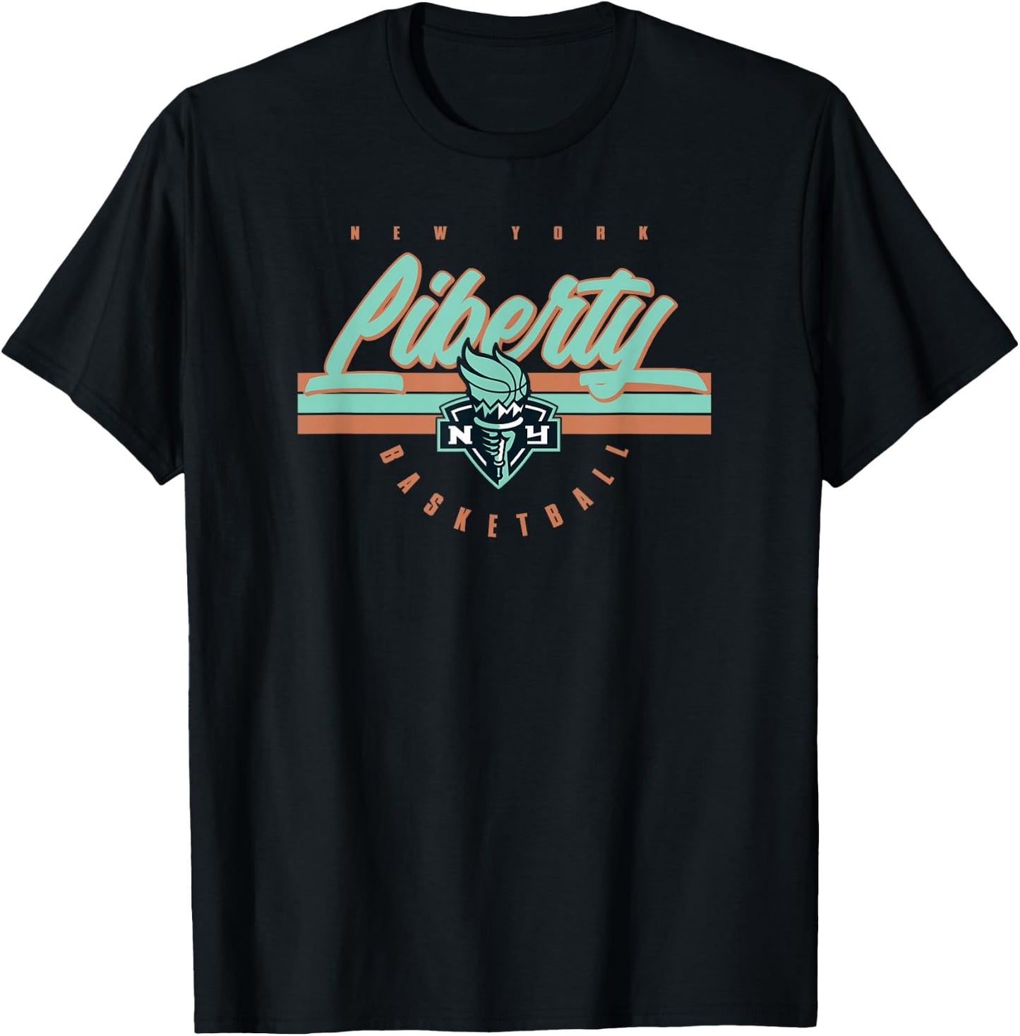 WNBA New York Liberty Off The Bench T-Shirt - T-Shirt | Black