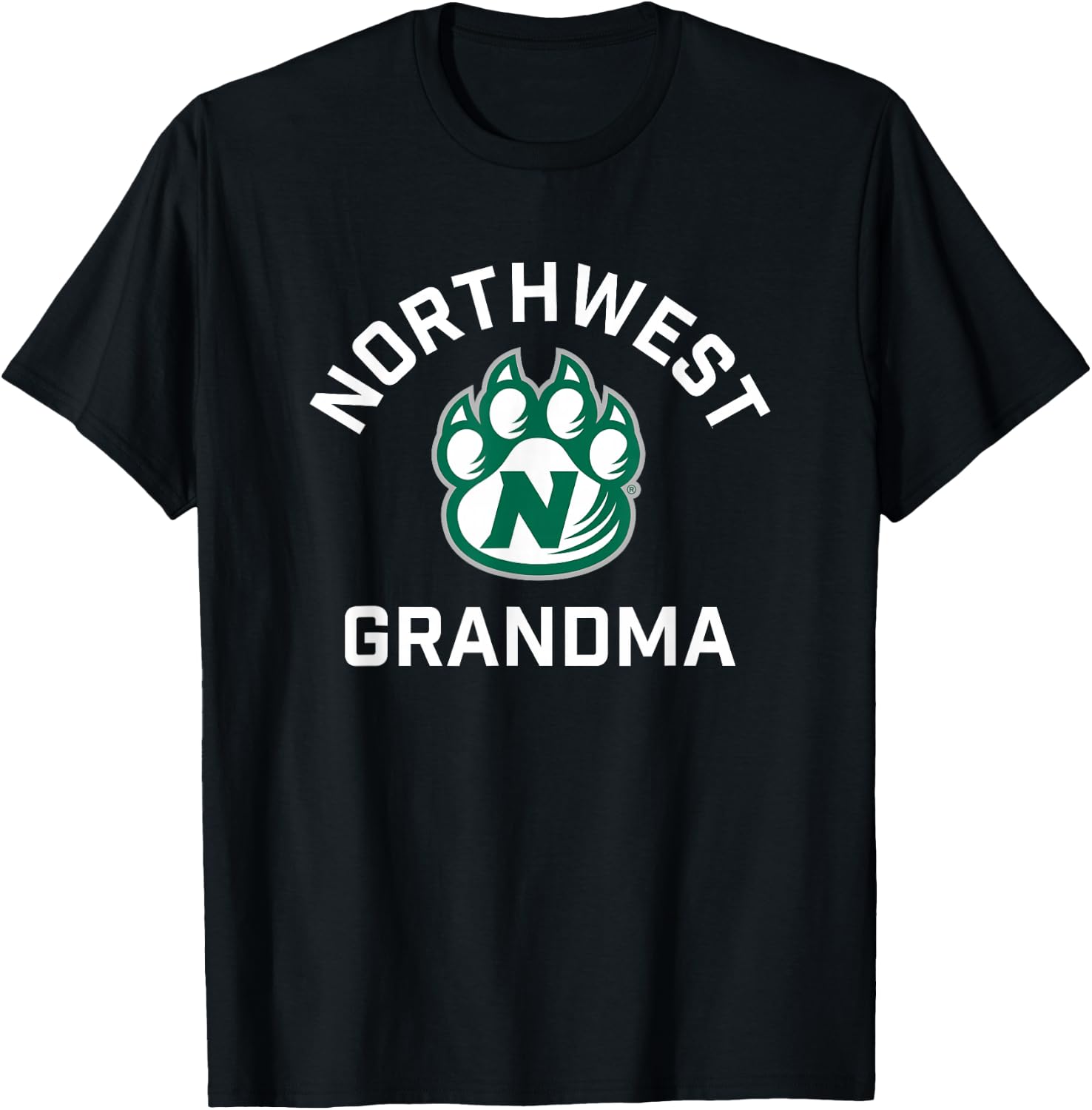 Northwest Missouri State Bearcats Arched Grandma T-Shirt - T-Shirt | Black