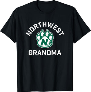 Northwest Missouri State Bearcats Arched Grandma T-Shirt - T-Shirt | Black