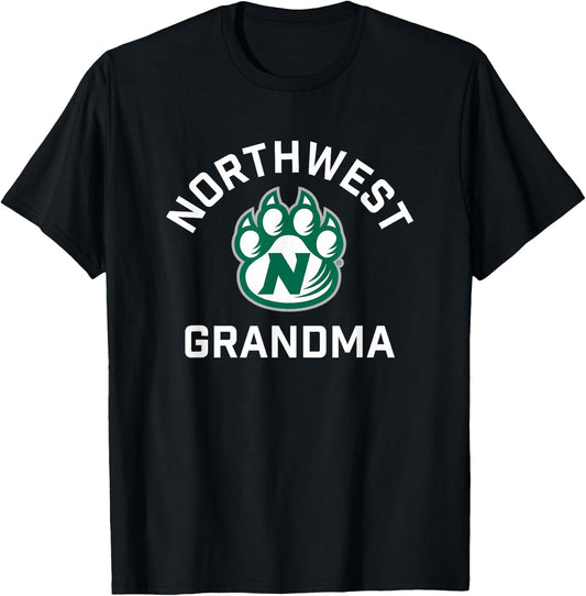 Northwest Missouri State Bearcats Arched Grandma T-Shirt - T-Shirt | Black