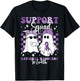 Support Squad National Recovery Month Addiction Recovery T-Shirt - T-Shirt | Black