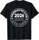 Kindergarten Graduation 2026 Senior Future Class Of 2038 T-Shirt - T-Shirt | Black