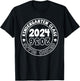 Kindergarten Graduation Class Of 2024 Senior Class of 2036 T-Shirt - T-Shirt | Black