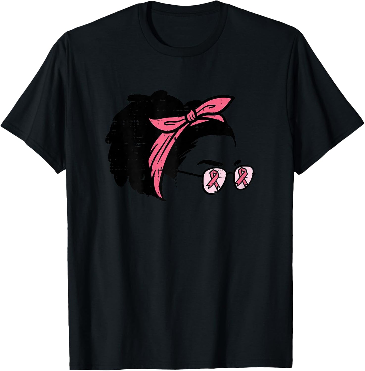 Black Girl Breast Cancer Awareness Survivor African Women T-Shirt - T-Shirt | Black