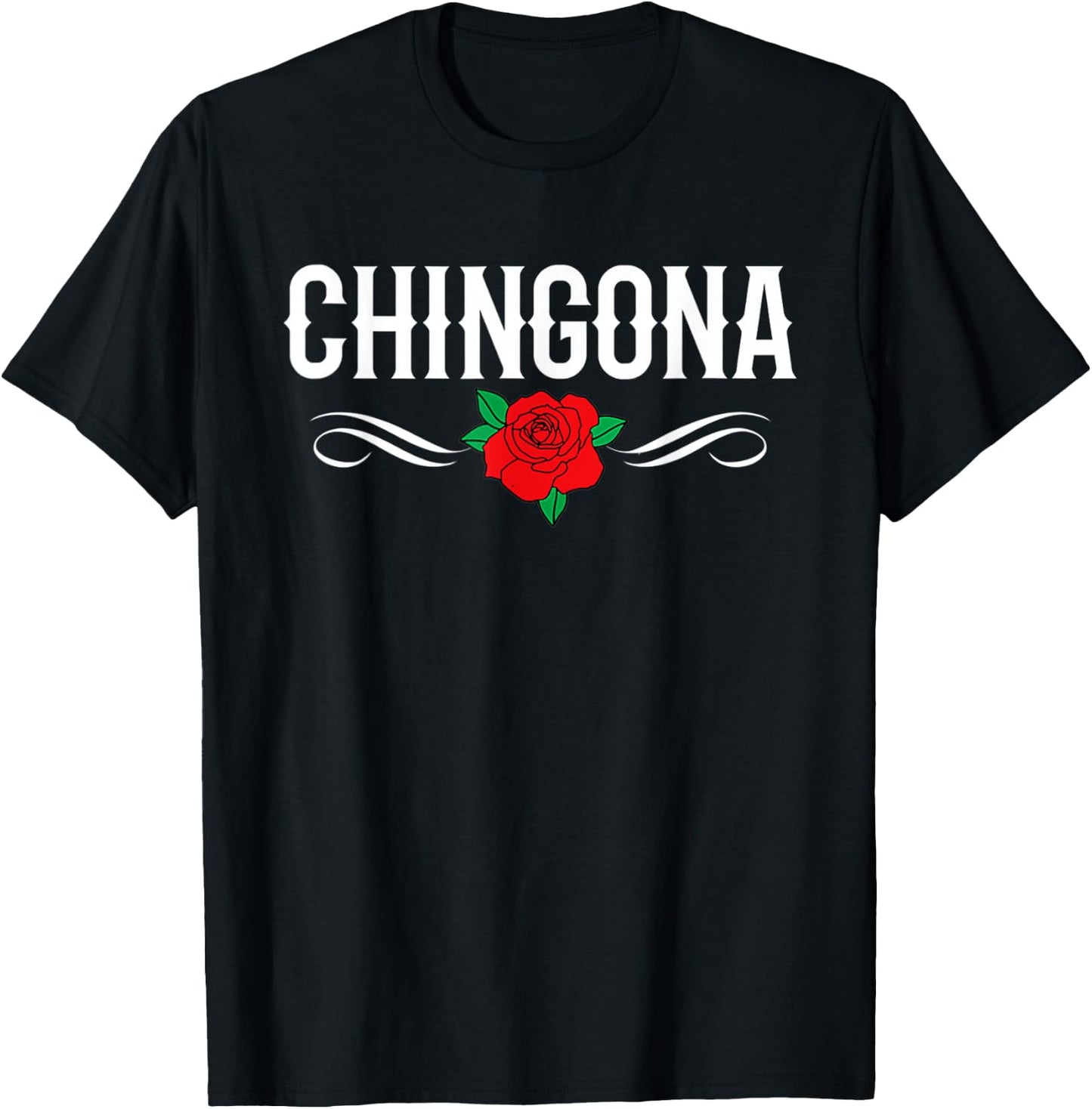 Chingona Badass Latina Hispanic Heritage T-Shirt - T-Shirt | Black