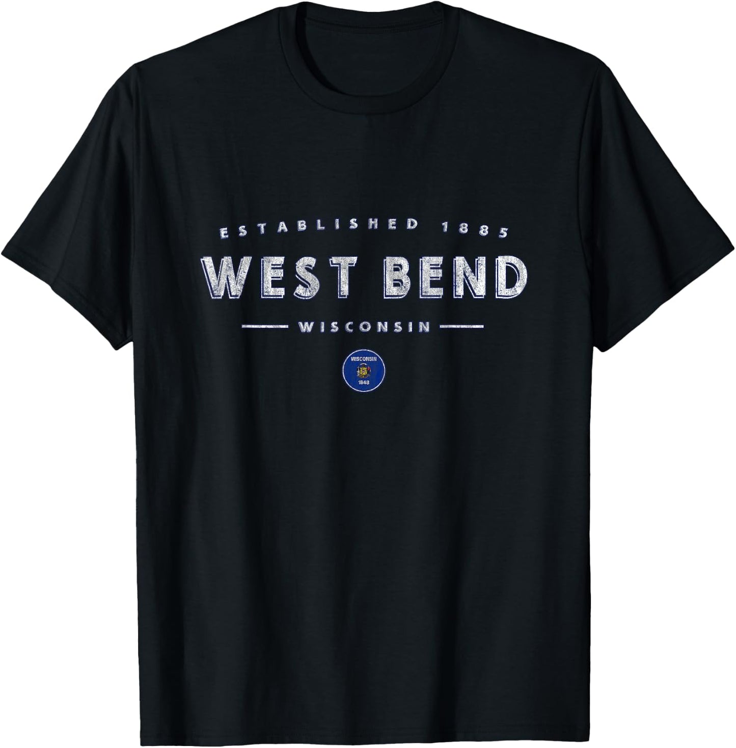 West Bend Wisconsin - West Bend WI T-Shirt - T-Shirt | Black