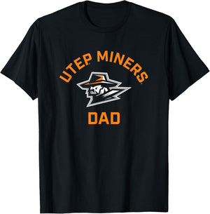University of Texas El Paso UTEP Miners Arched Dad T-Shirt - T-Shirt | Black