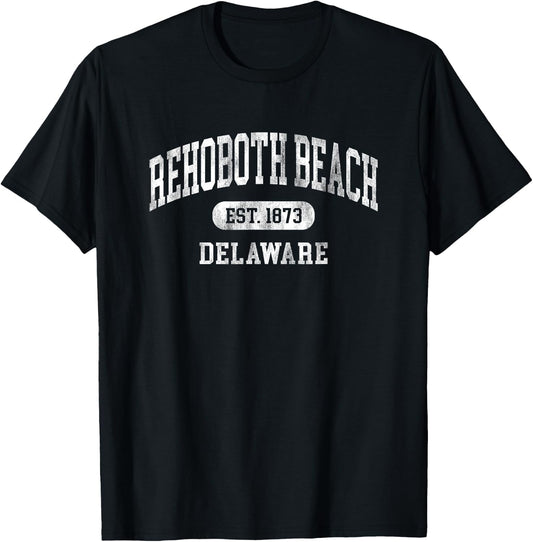 Rehoboth Beach Delaware Est 1873 Souvenir Kids T-Shirt - T-Shirt | Black