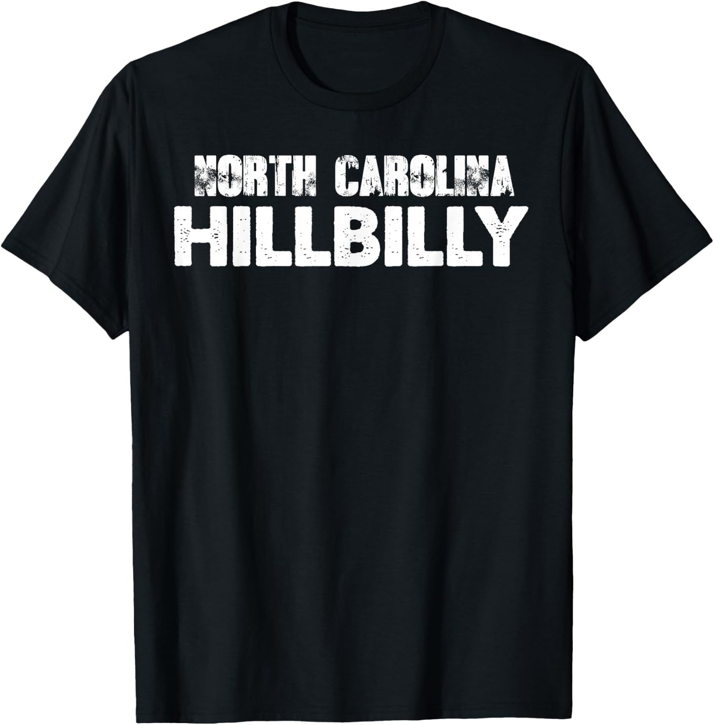 Hillbilly North Carolina Appalachian American Mountains T-Shirt - T-Shirt | Black