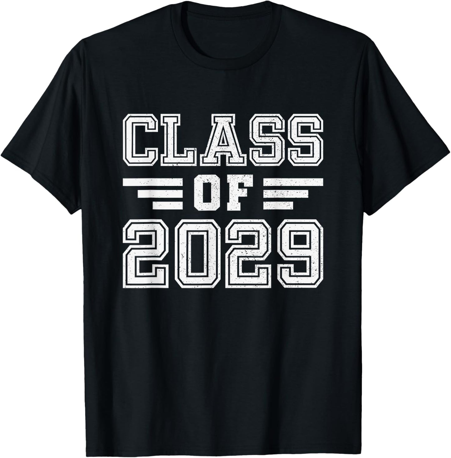 Class of 2029 College University High School Future Graduate T-Shirt - T-Shirt | Black