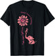 Breast Cancer Awareness Sunflower Elephant Faith Women Kids T-Shirt - T-Shirt | Black