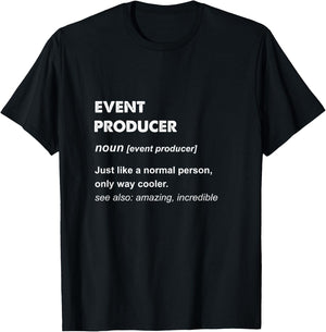 Event Producer T-Shirt - T-Shirt | Black
