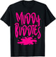 Muddy Buddies Fun Mud Runner Mudder Mud Run Team Girl Women T-Shirt - T-Shirt | Black