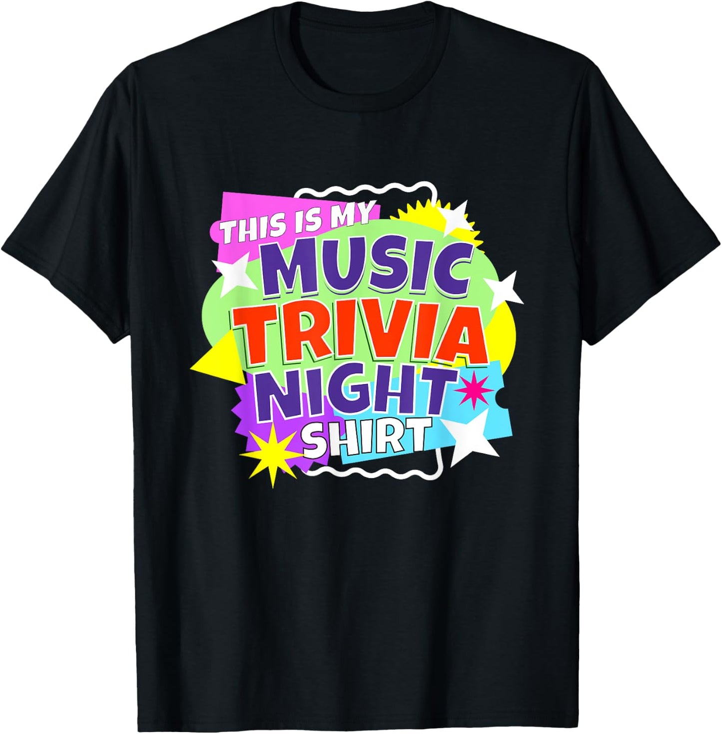 This Is My Music Trivia Night Shirt T-Shirt - T-Shirt | Black