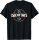 Isle of Skye Scotland Highlands Coordinates Label 2C T-Shirt - T-Shirt | Black