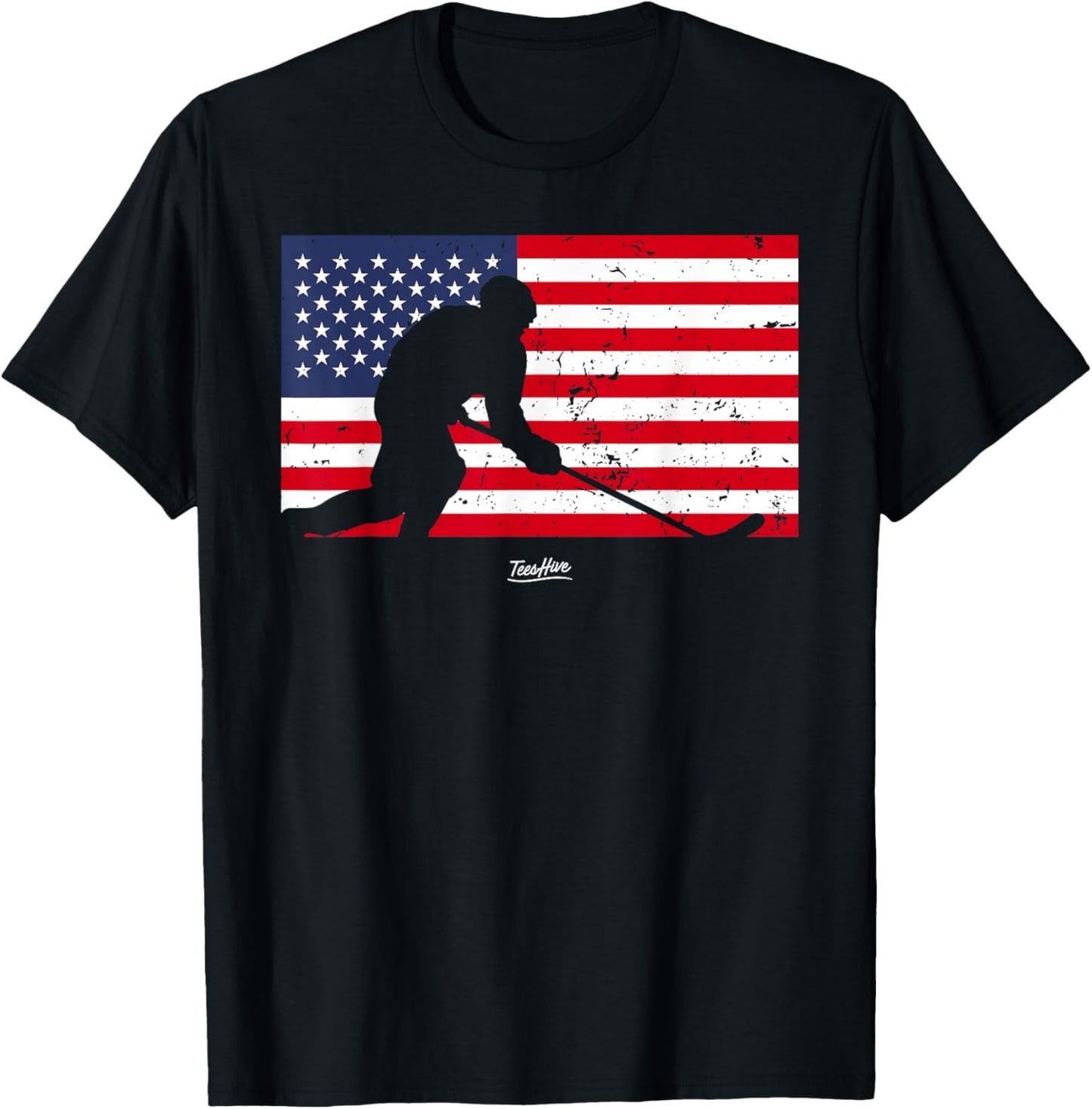 Hockey Kids Men T-Shirt - T-Shirt | Black