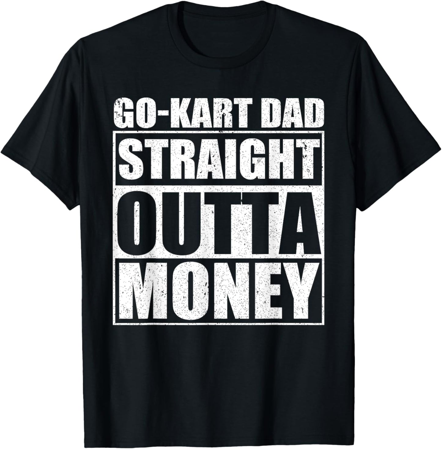 Father's Day Karting Racer Go Kart Racing Dad T-Shirt - T-Shirt | Black