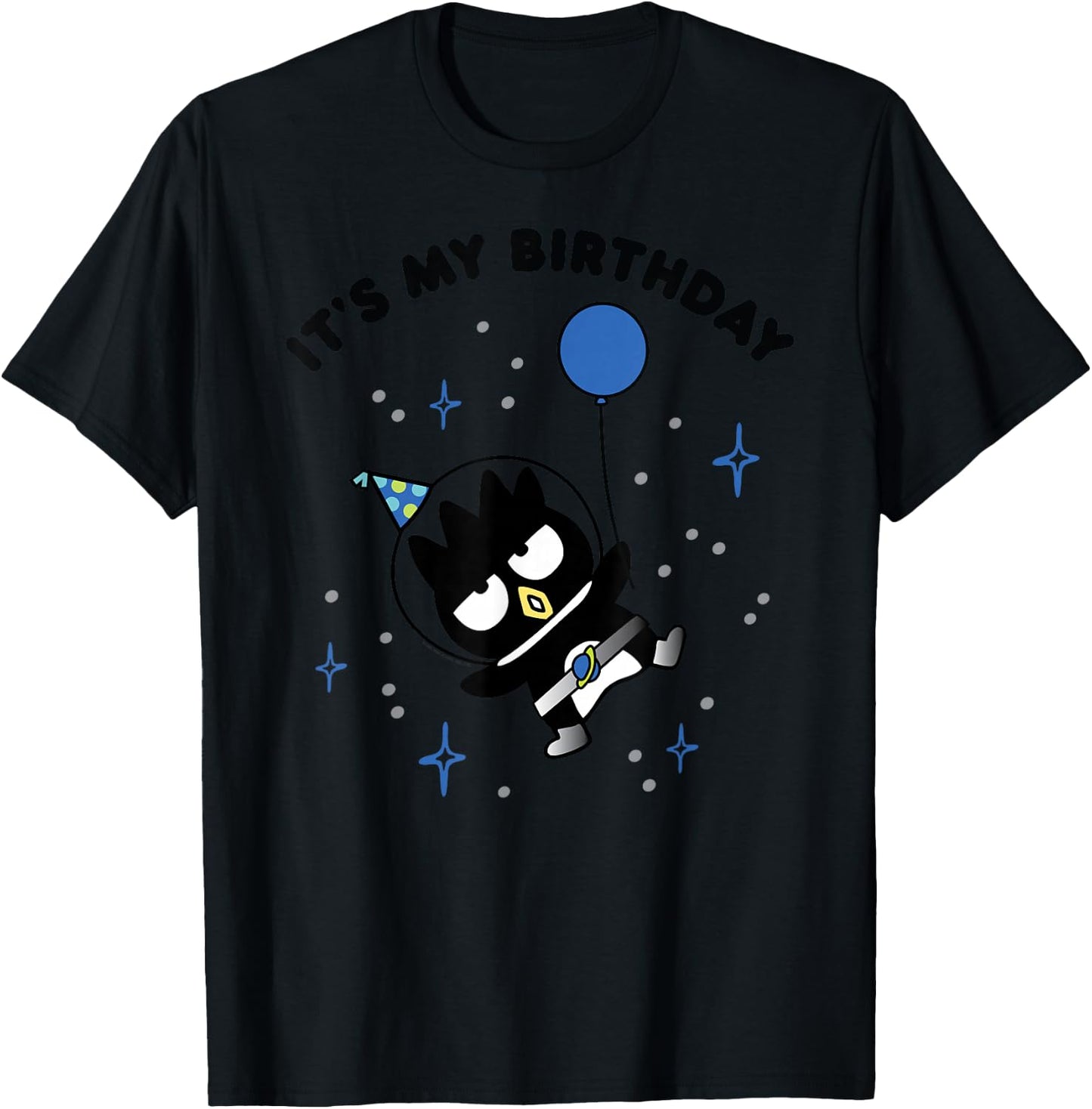 Badtz-Maru It's My Birthday T-Shirt - T-Shirt | Black
