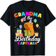 Grandma Of The Birthday Capybara Family Party T-Shirt - T-Shirt | Black