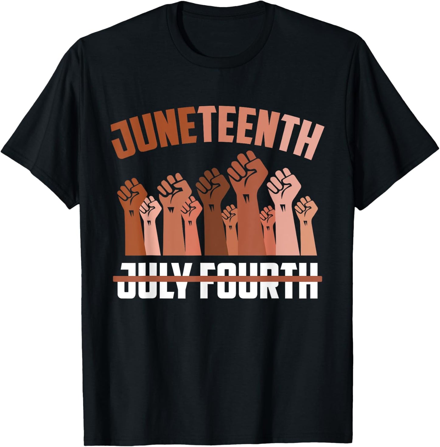 Juneteenth Black History American African June Proud Melanin T-Shirt - T-Shirt | Black