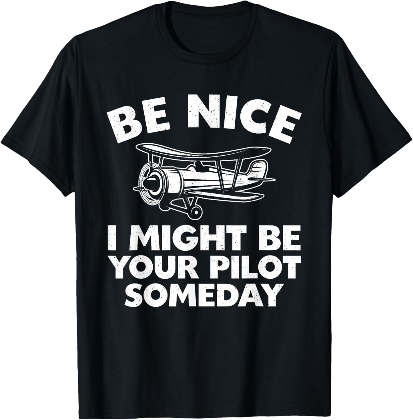 Funny Pilot Design Women Aviation Airplane Pilot T-Shirt - T-Shirt | Black