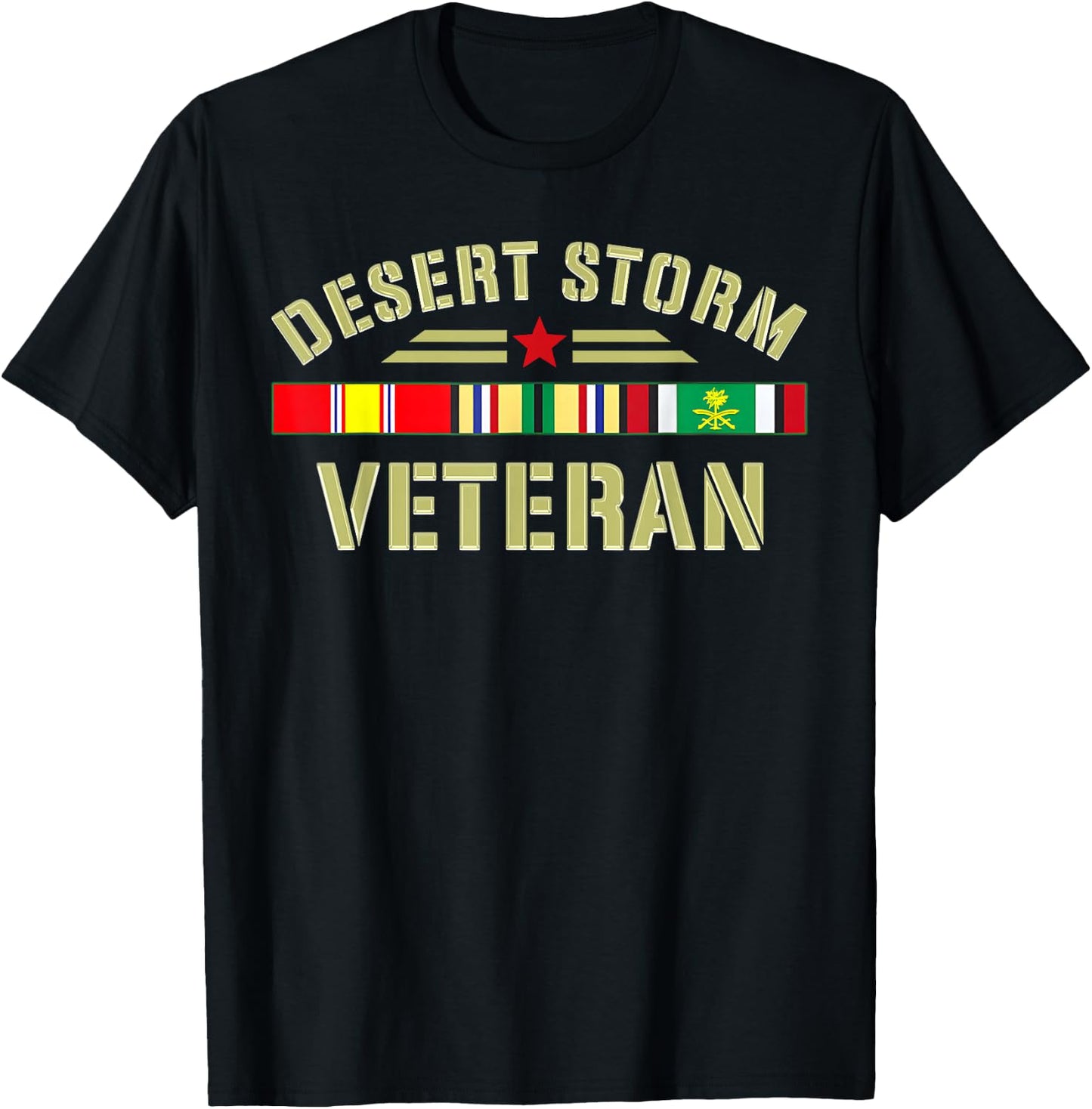 Desert Storm Veteran T-Shirt - T-Shirt | Black