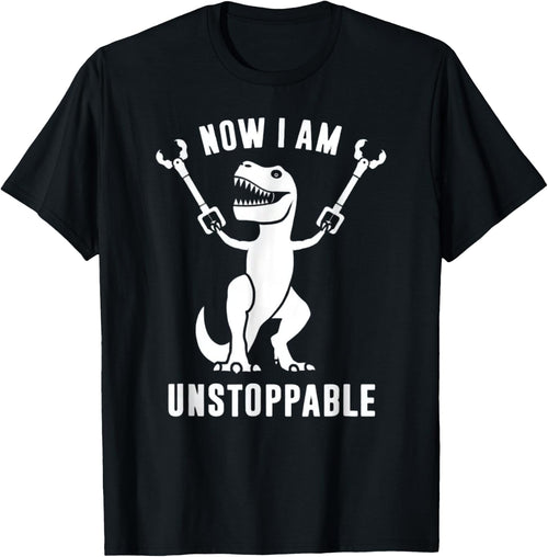Unstoppable T-Rex with Grabber Sticks - Dinosaur Humor