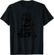 Funny Beaver Golfer Swing Golfing Rodent Sports T-Shirt - T-Shirt | Black