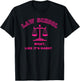 Law School What Like It's Hard Student Lawyer Lawyers 1st T-Shirt - T-Shirt | Black