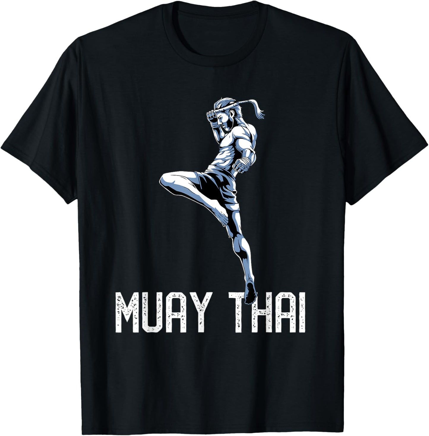 Muay Thai Tiger - Nak Muay, Kickboxing Gift T-Shirt - T-Shirt | Black