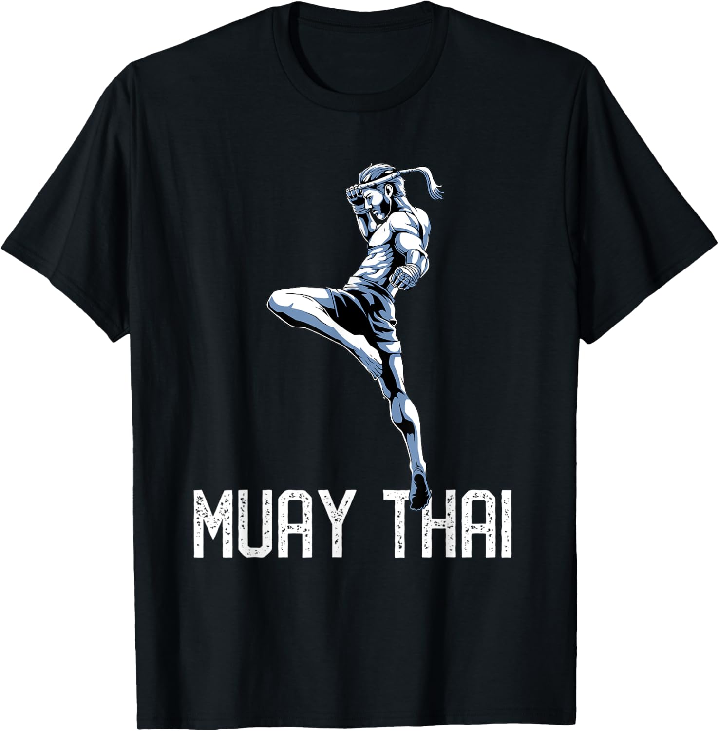 Muay Thai Tiger - Nak Muay, Kickboxing Gift T-Shirt - T-Shirt | Black