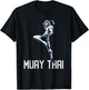 Muay Thai Tiger - Nak Muay, Kickboxing Gift T-Shirt - T-Shirt | Black