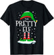 The Pretty Elf Christmas Family Matching Xmas Group Funny T-Shirt - T-Shirt | Black