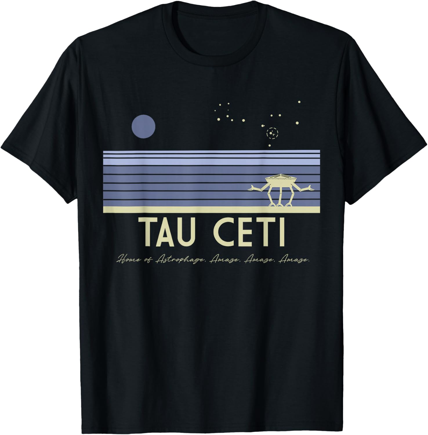Project Hail Mary, Tau Ceti T-Shirt - T-Shirt | Black