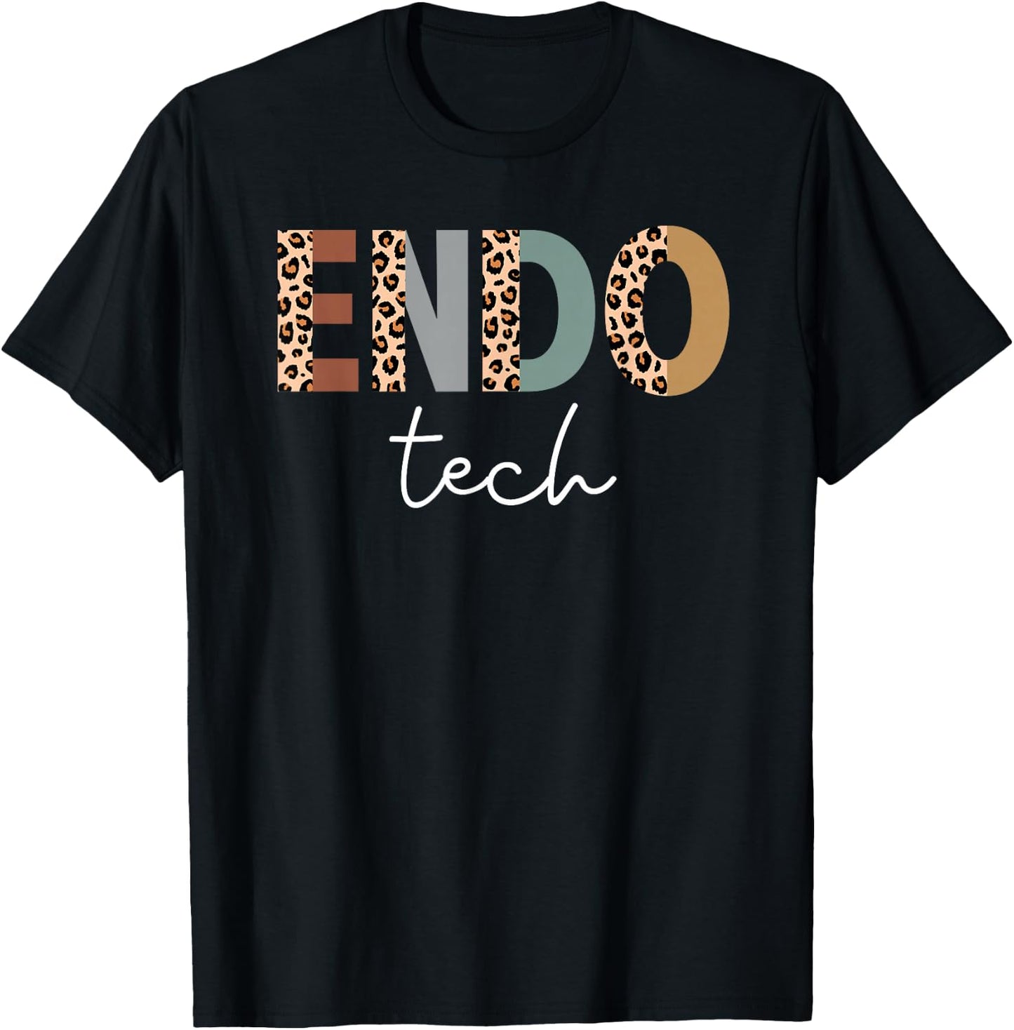 Endo Tech Endoscopy Technician Gastrointestinal GI Tech T-Shirt - T-Shirt | Black
