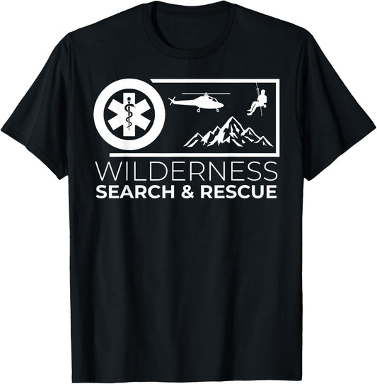 Wilderness Search and Rescue T-Shirt - T-Shirt | Black