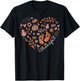 Thankful Pregnancy Announcement Heart Fall Thanksgiving T-Shirt - T-Shirt | Black