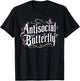 ANTISOCIAL BUTTERFLY Introvert T-Shirt - T-Shirt | Black
